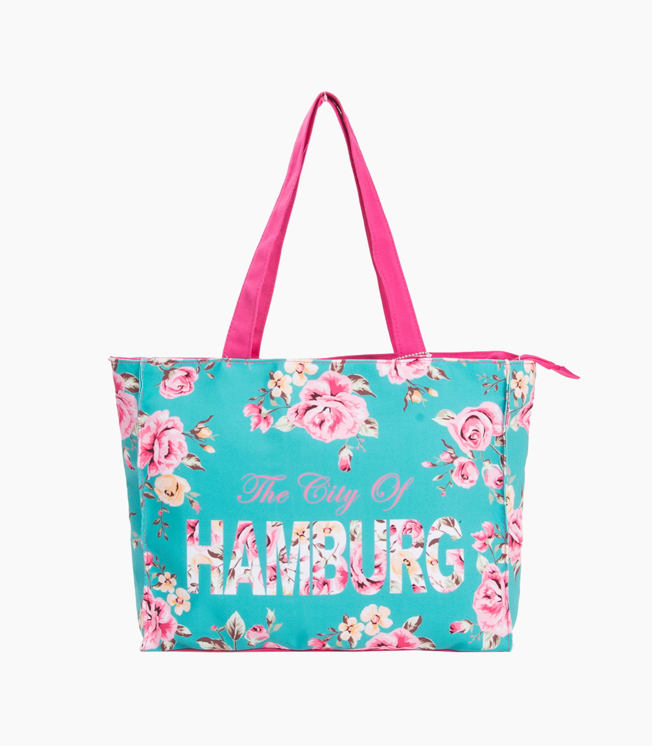 Hamburg Shopper Tote Bag Flower - Large - Robin Ruth