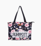 Ruhrpott Shopper Tote Bag Flower - Large - Robin Ruth