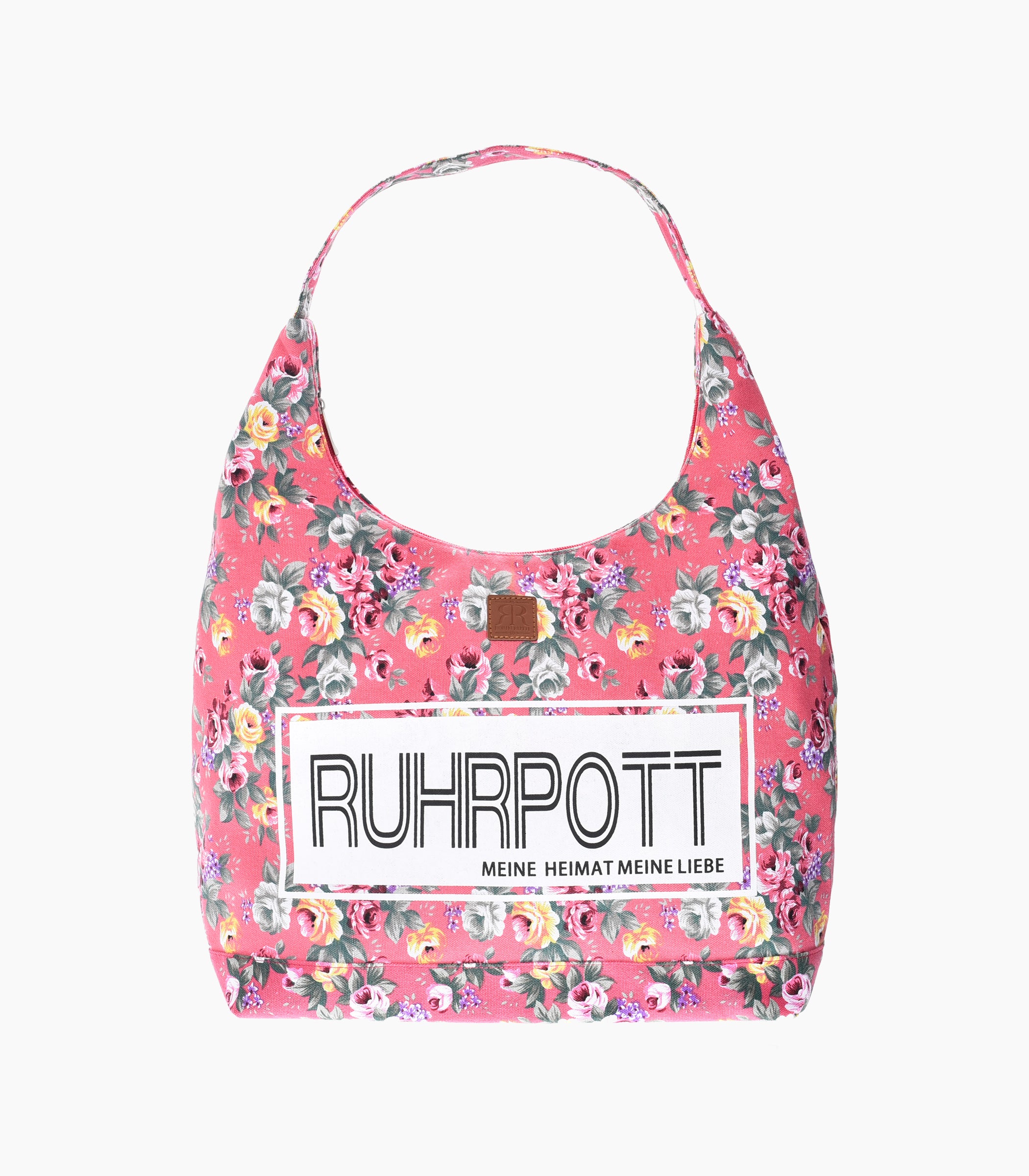 Ruhrpott Shoulder Hobo Bag Flower - Large - Robin Ruth