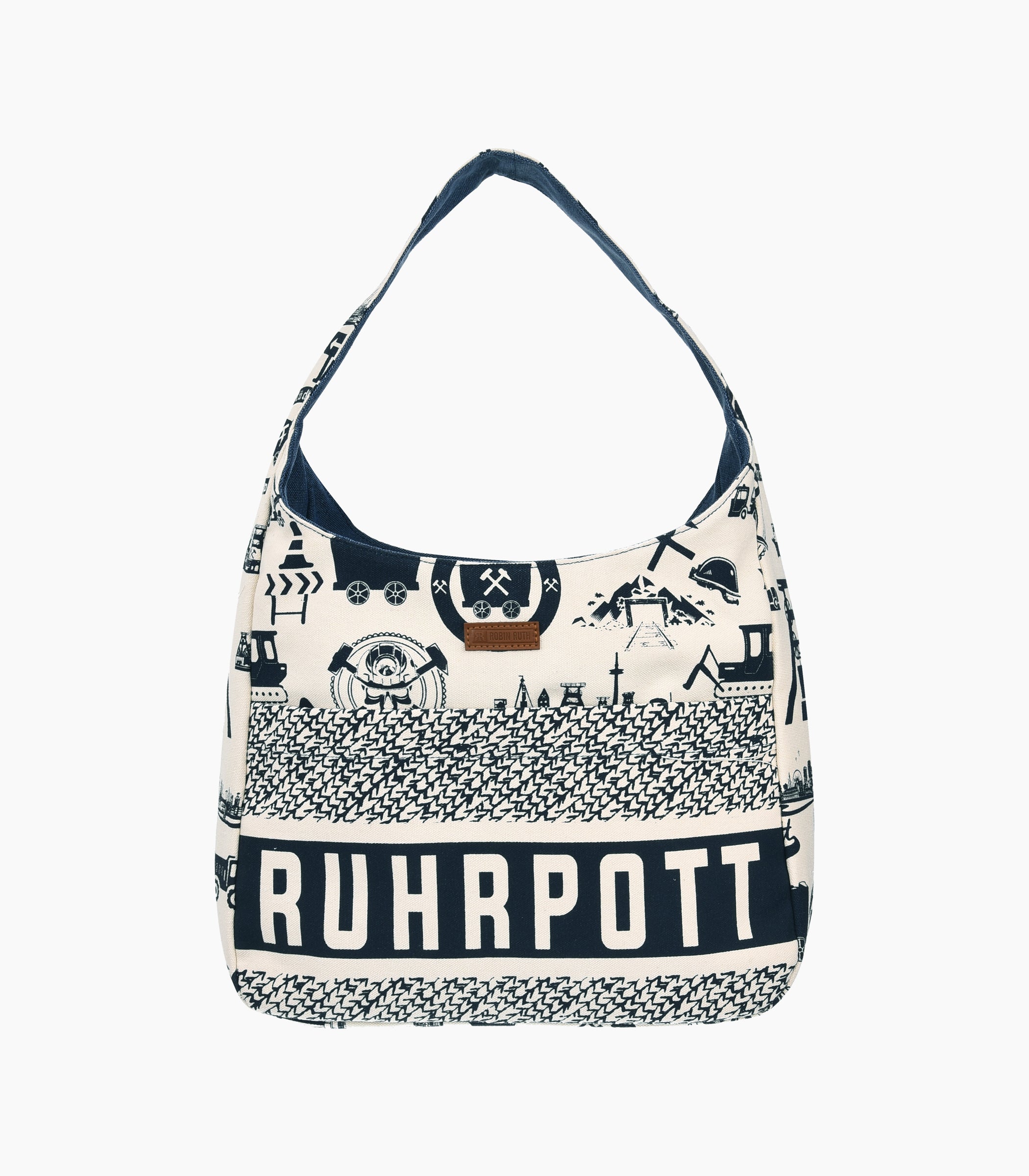 Ruhrpott Shoulder Hobo Bag  - Large - Robin Ruth