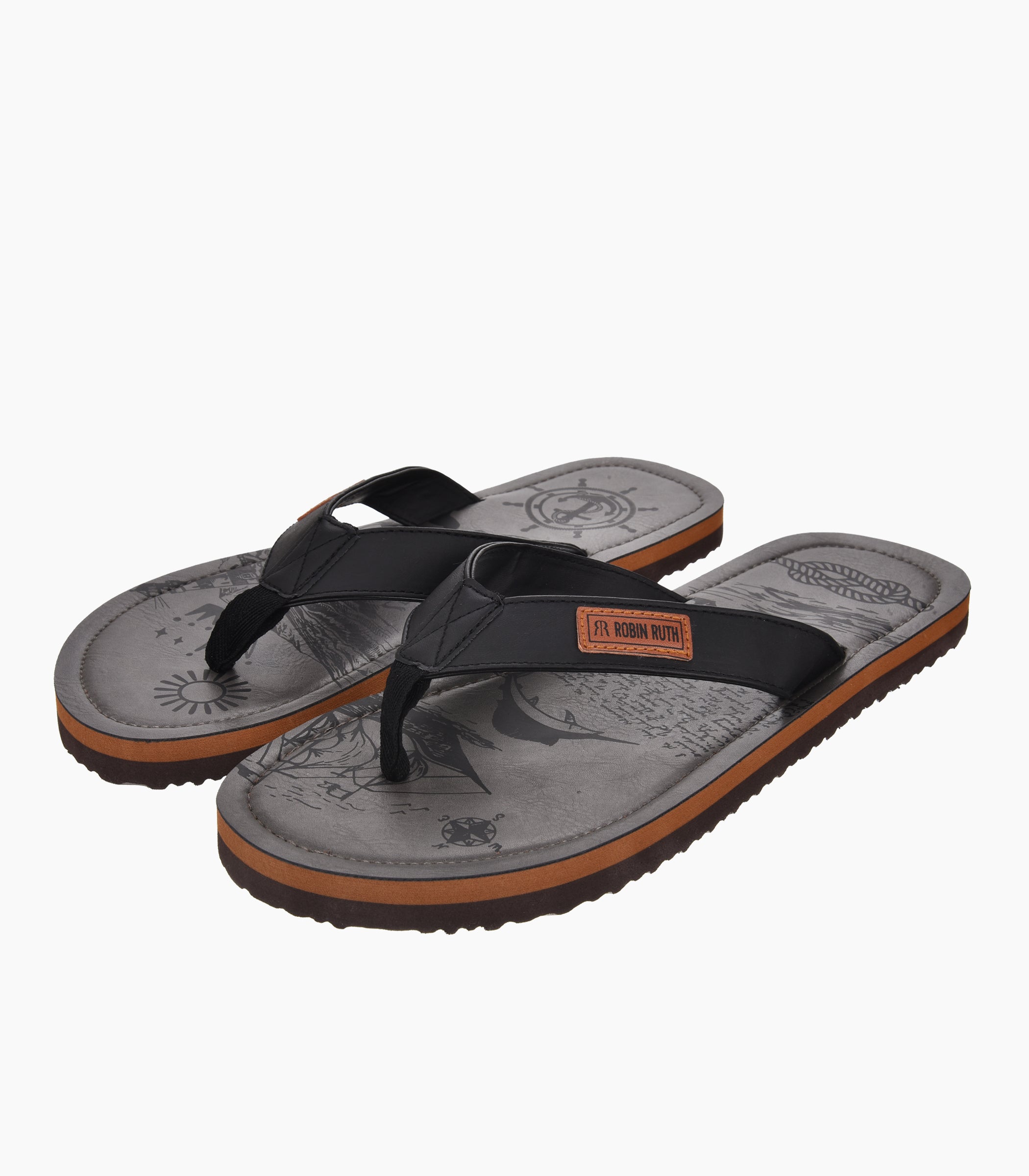 Neutral Flip Flops Men-FF517-A - Robin Ruth