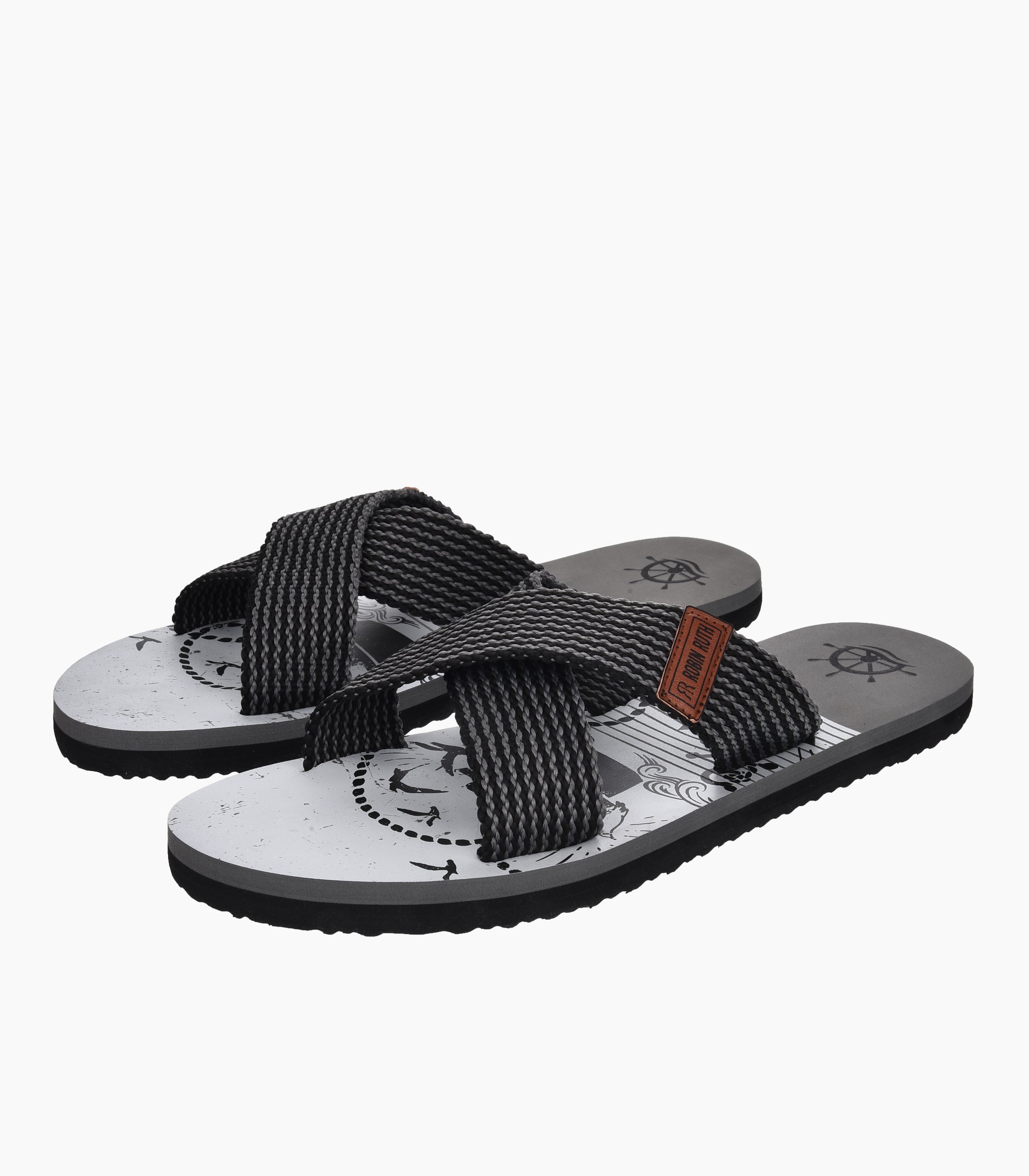 Neutral Slide Sandals Men-FF520-A - Robin Ruth