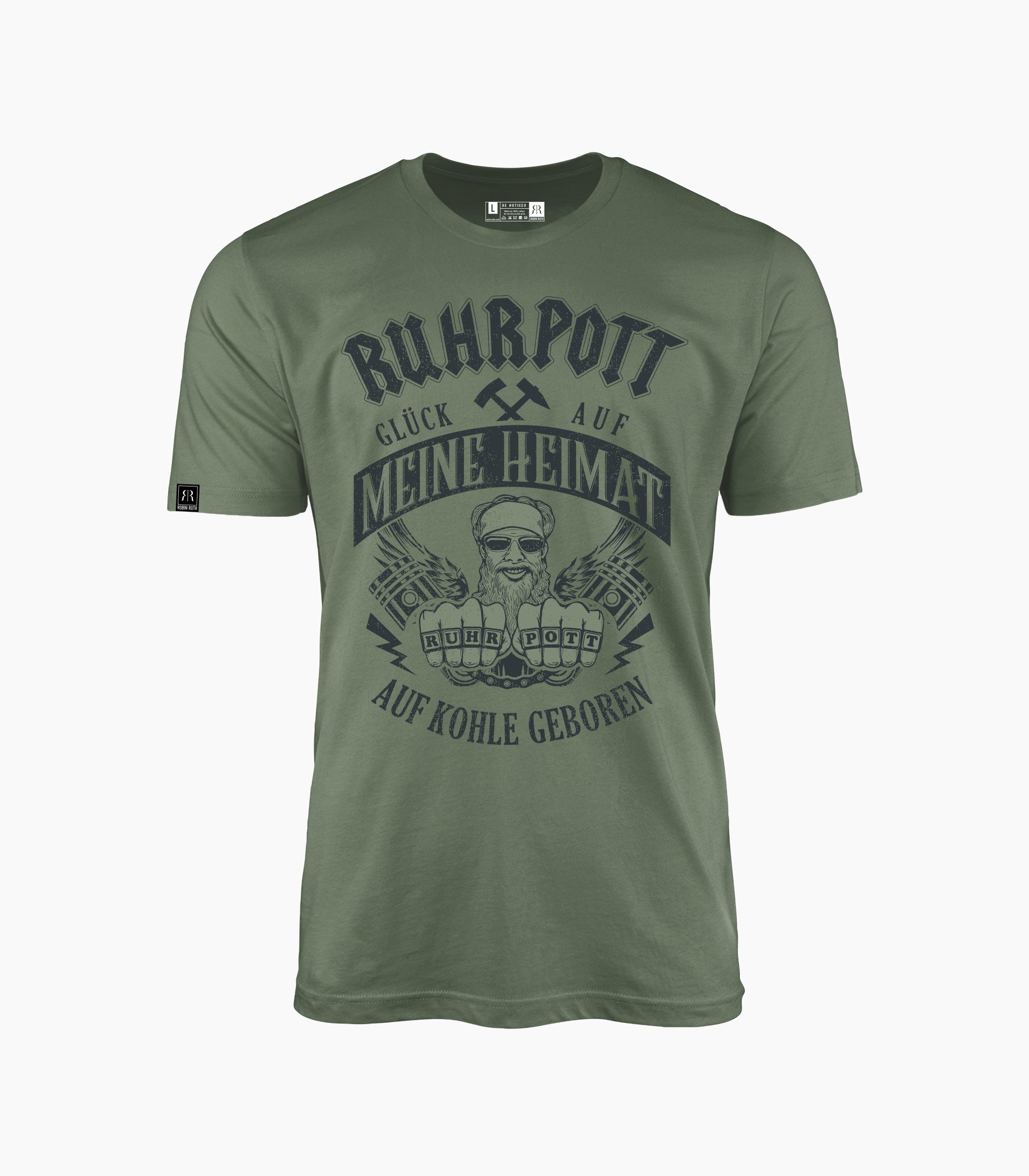 Ruhrpott Round neck T-Shirt Unisex-RRT521 - Robin Ruth