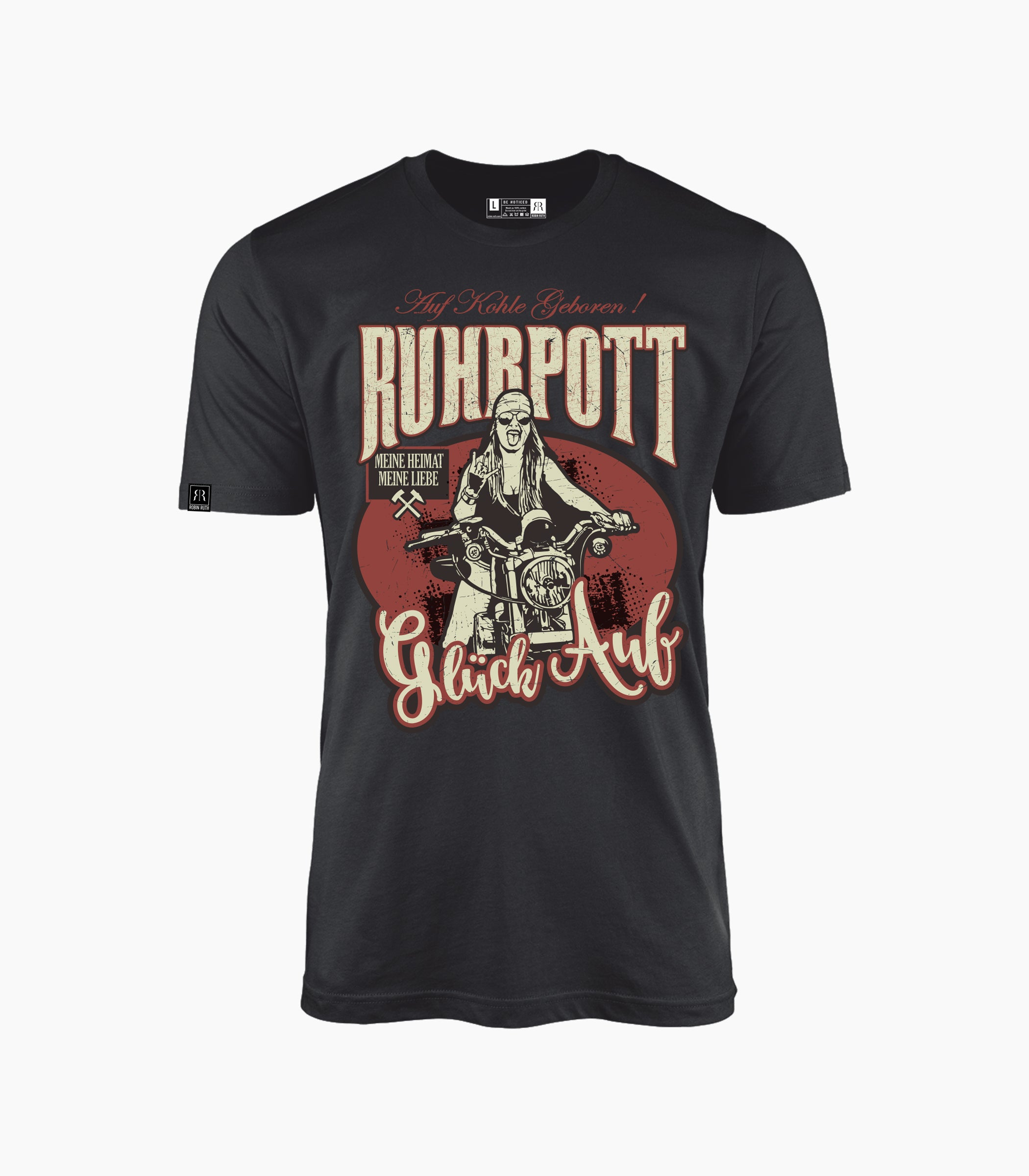 Ruhrpott Round neck T-Shirt Unisex-RRT536 - Robin Ruth