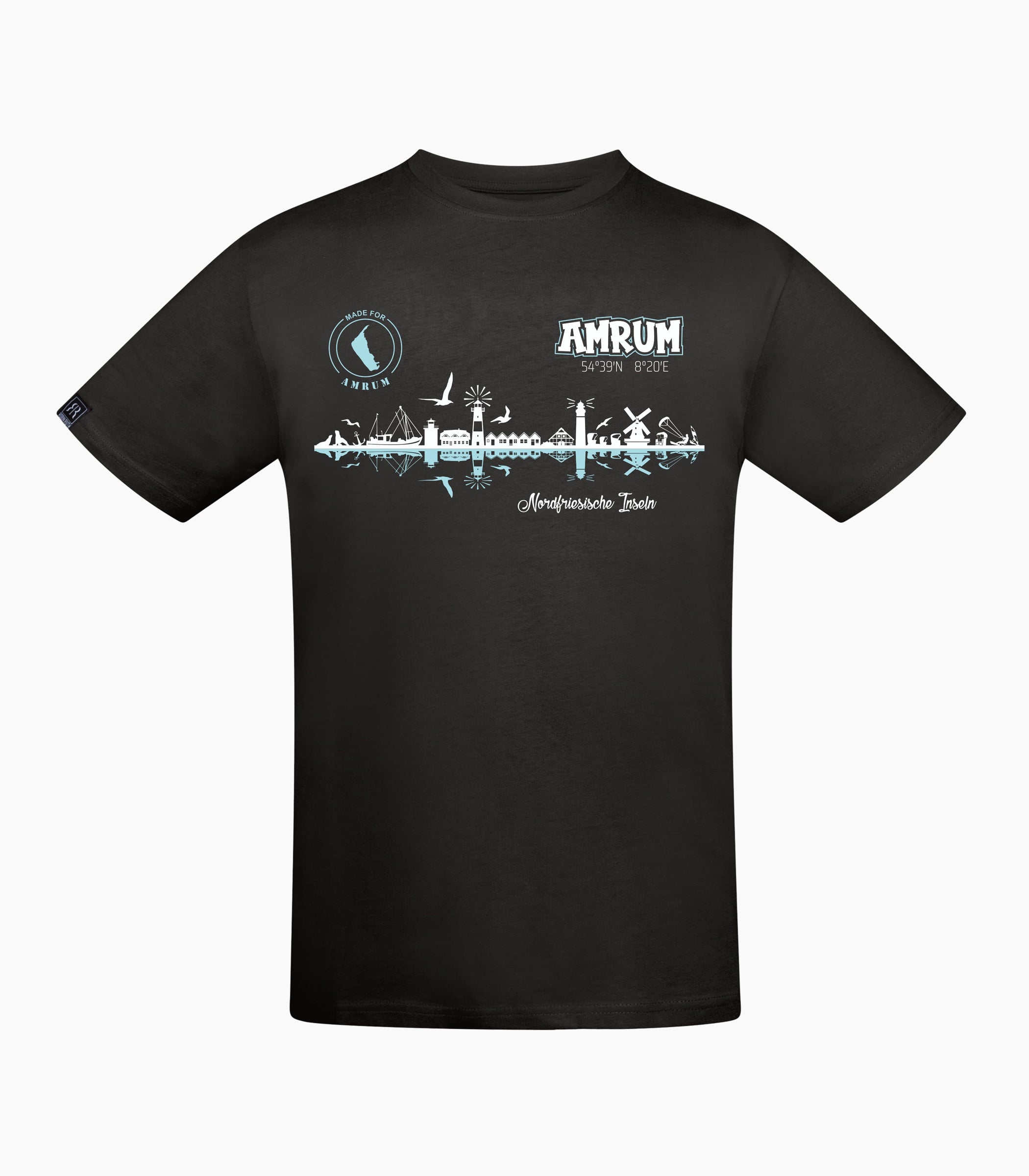 Amrum Round neck T-Shirt Unisex-RRT81 - Robin Ruth