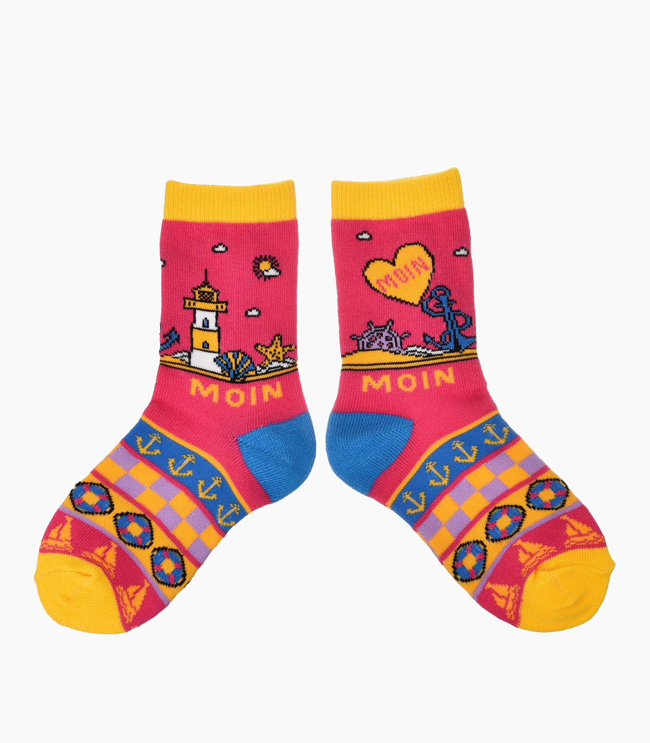 Moin Moin Crew Socks Kids - Robin Ruth