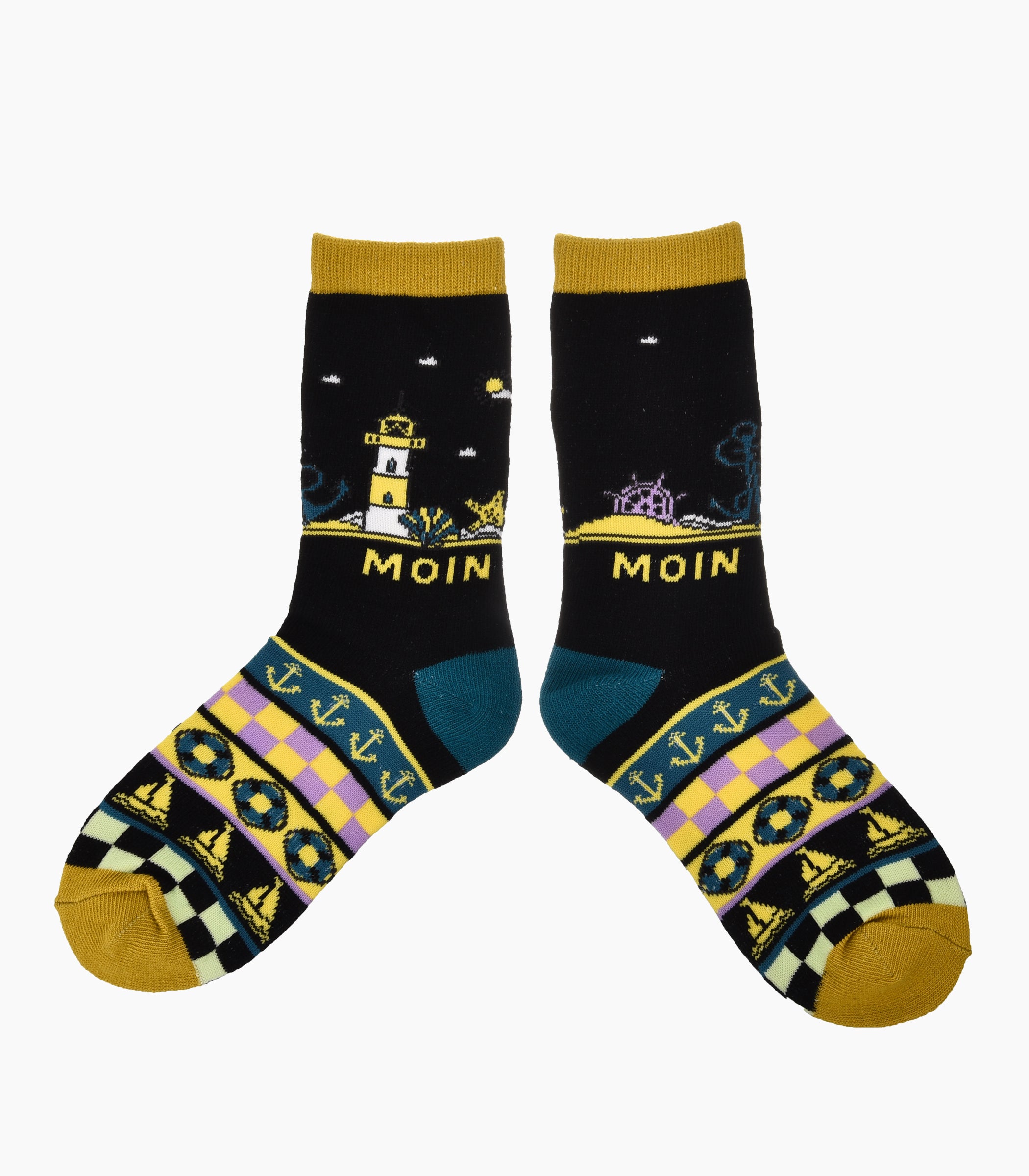 Moin Moin Crew Socks Kids - Robin Ruth