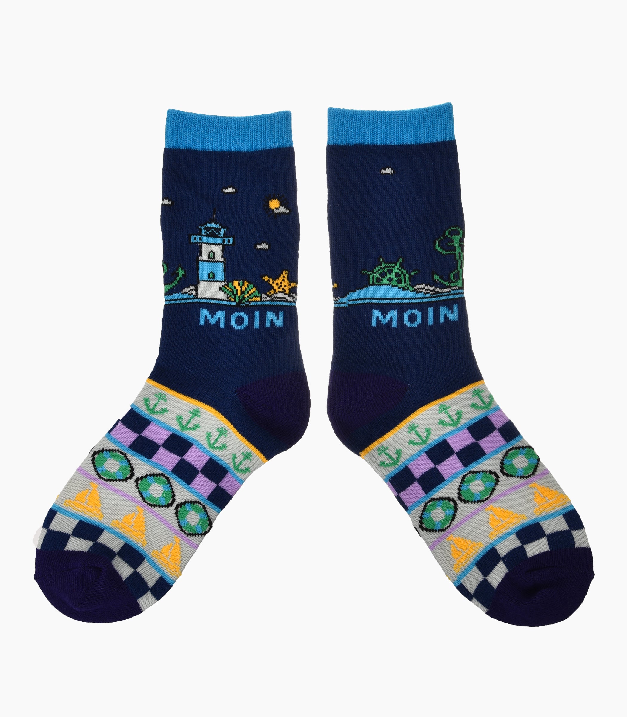 Moin Moin Crew Socks Kids - Robin Ruth