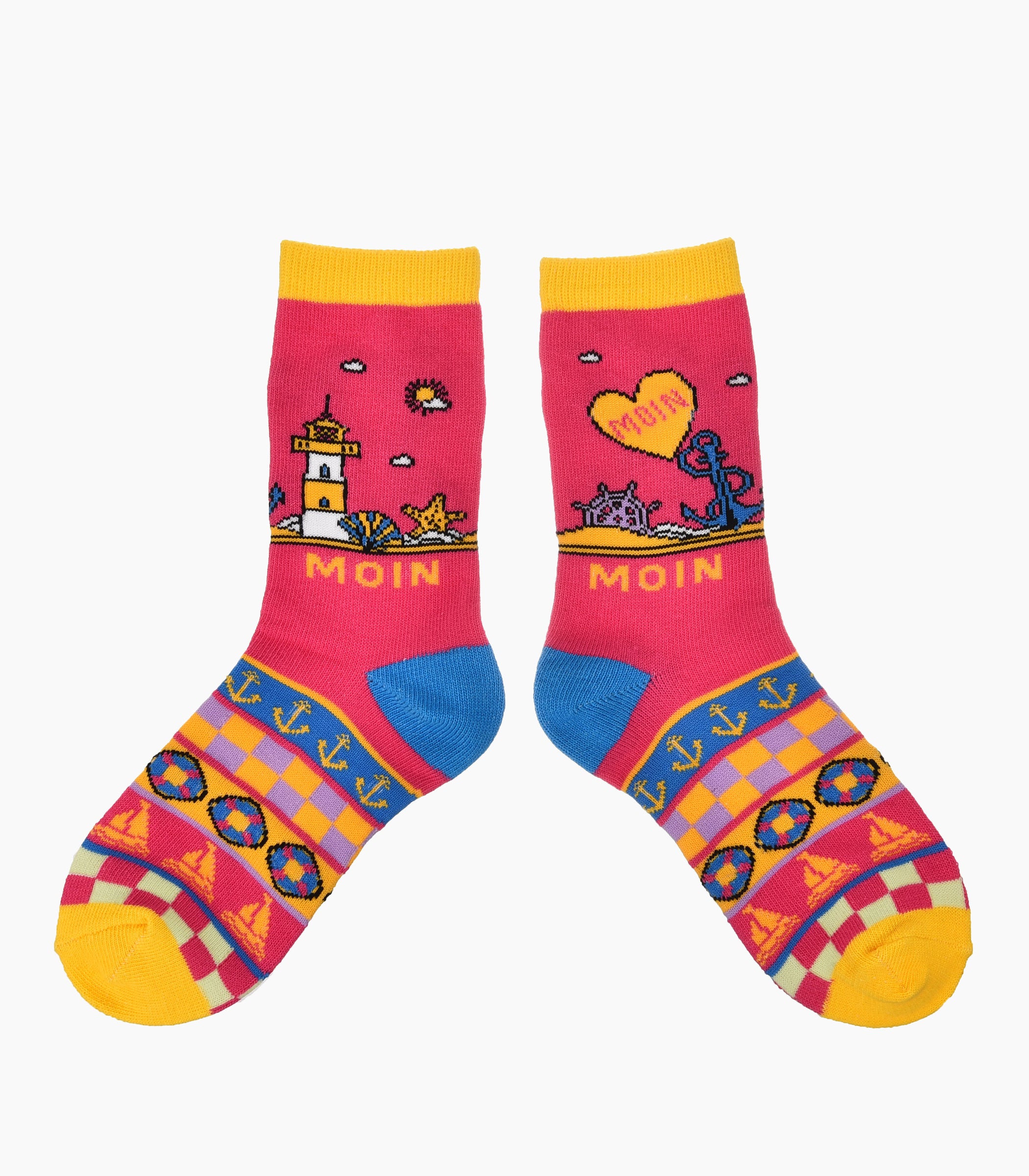 Moin Moin Crew Socks Kids - Robin Ruth