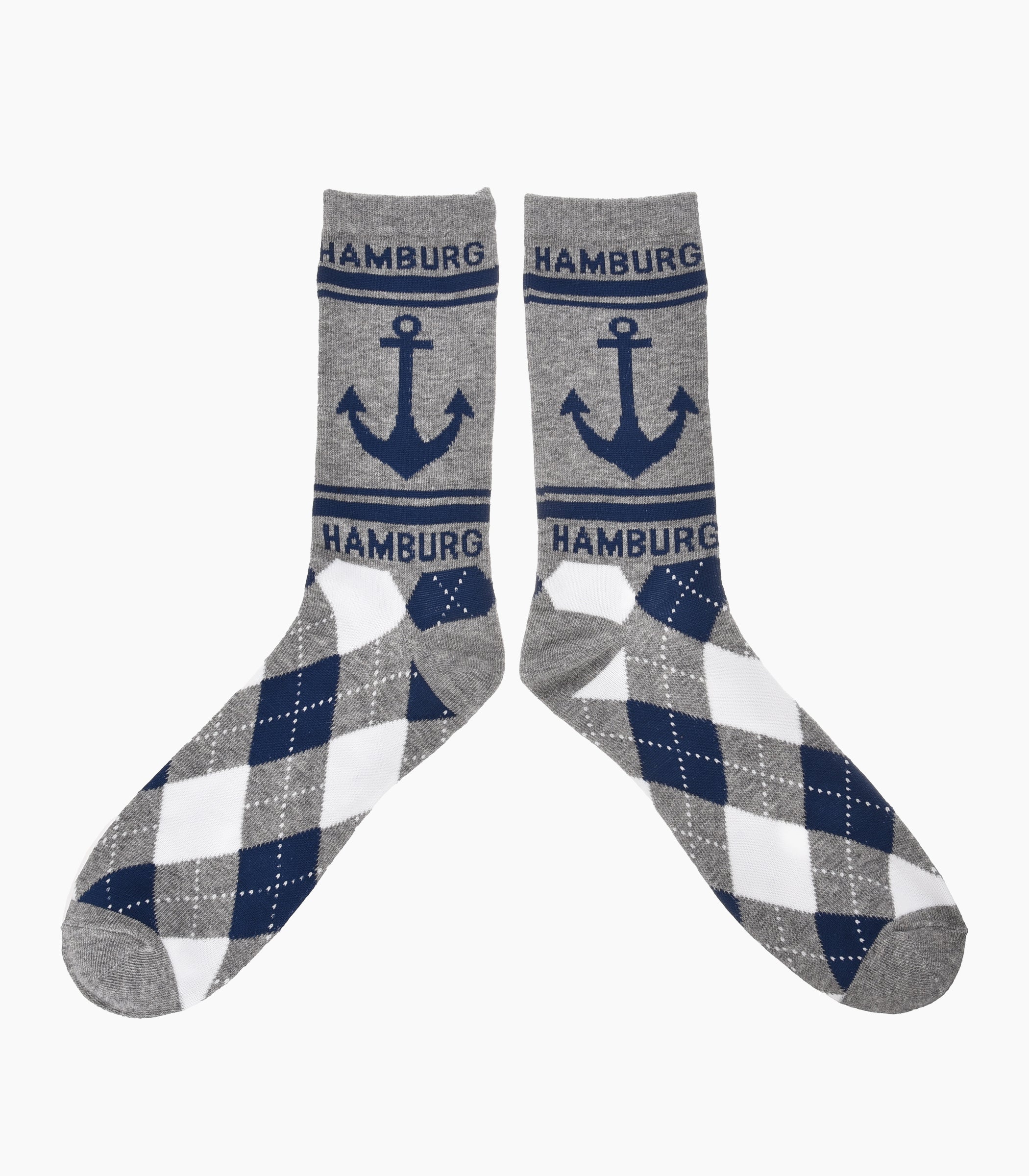 Hamburg Crew Socks Men - Robin Ruth